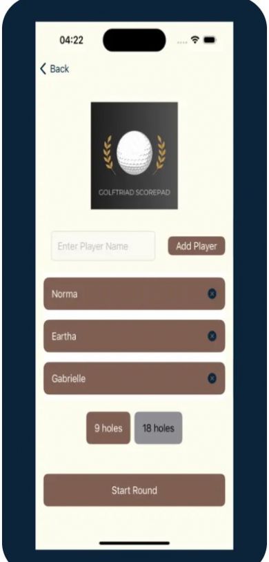 GolfTriad ScorePad记分app官方版[图3]