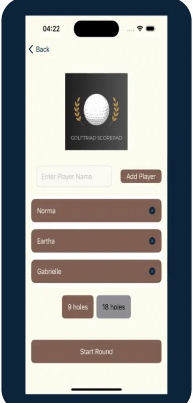 GolfTriad ScorePad记分app官方版[图1]