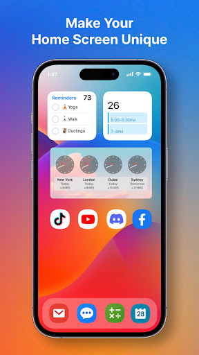 Launcher ios 18 pro iPhone mod apk[图2]