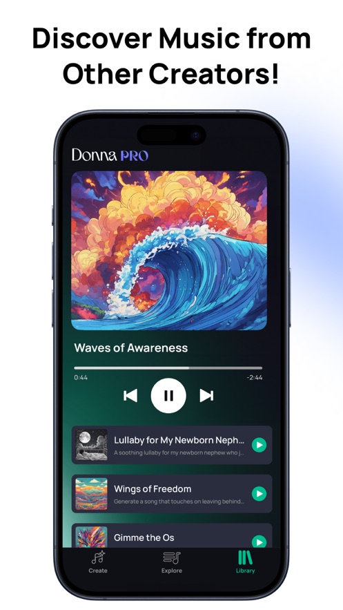 Donna AI music mod apk 1.0.11 premium unlocked latest version[图1]